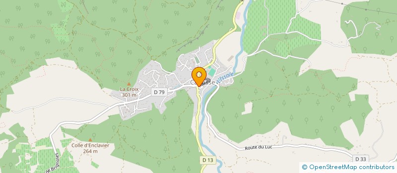 localisation de l'entreprise MADAME GENEVIEVE MICHEL  CABASSE