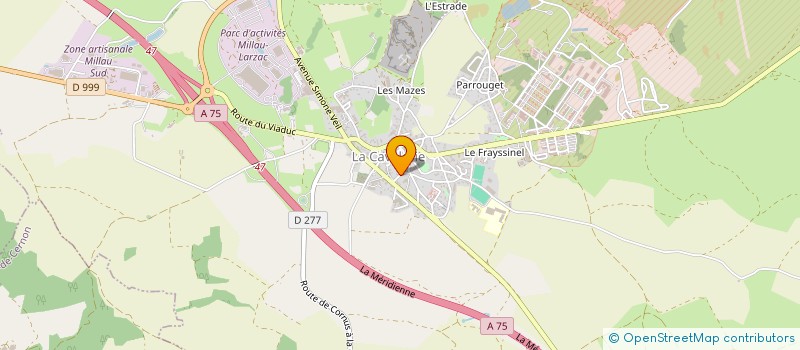 localisation de l'entreprise MADAME GENEVIEVE MILLE  LA CAVALERIE