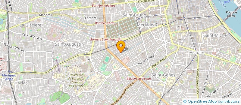 localisation de l'entreprise MADAME GENEVIEVE MINAL à BORDEAUX