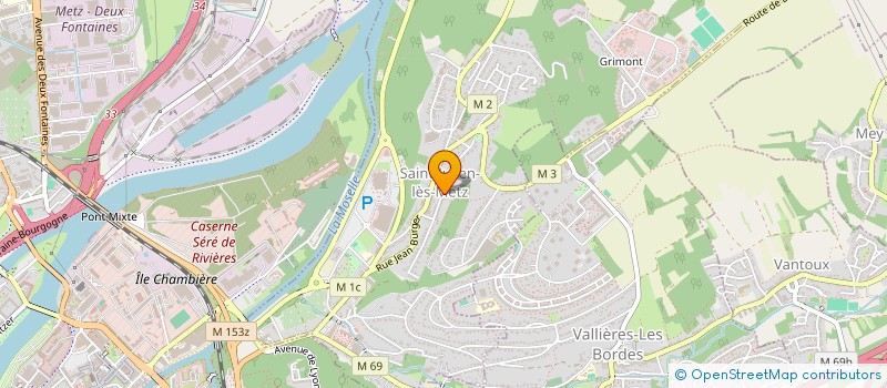 localisation de l'entreprise MADAME GENEVIEVE MITHOUARD  SAINT-JULIEN-LES-METZ