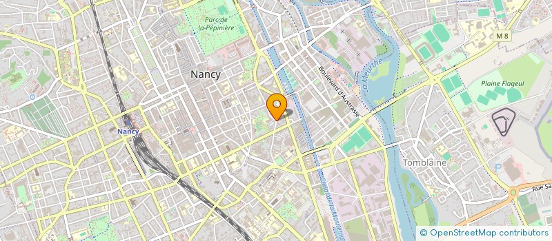 localisation de l'entreprise MADAME GENEVIEVE MONAL  NANCY