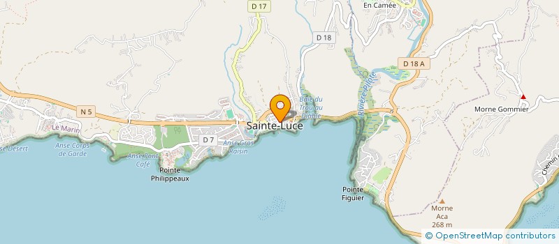 localisation de l'entreprise MADAME GENEVIEVE MONROSE  SAINTE-LUCE