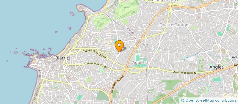 localisation de l'entreprise MADAME GENEVIEVE MONTEIL à BIARRITZ