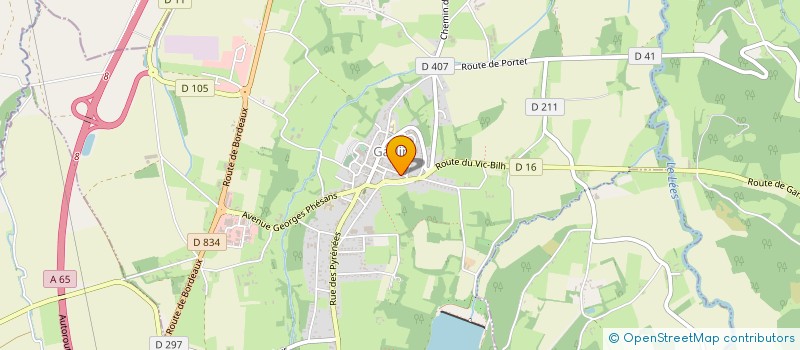 localisation de l'entreprise MADAME GENEVIEVE MONTEILHET à LE HAILLAN