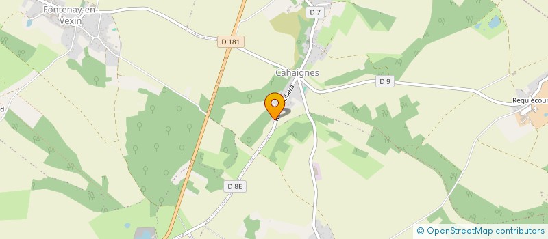 localisation de l'entreprise MADAME GENEVIEVE MONTI  VEXIN-SUR-EPTE