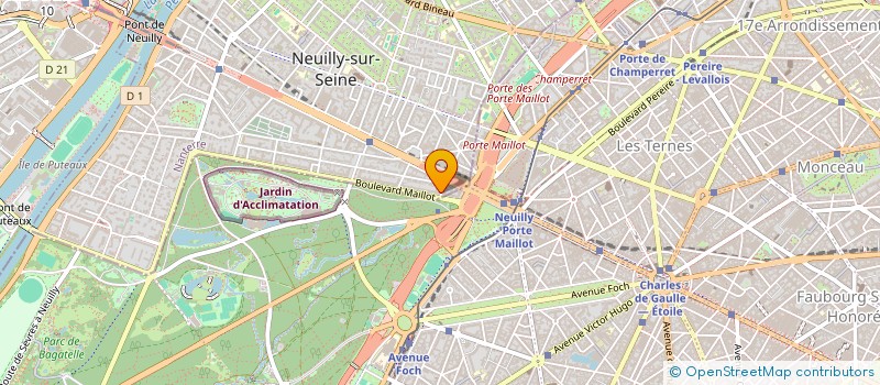 localisation de l'entreprise MADAME GENEVIEVE MOURRE à NEUILLY-SUR-SEINE