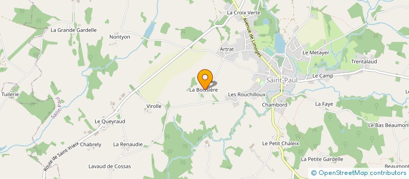localisation de l'entreprise MADAME GENEVIEVE MOUVEROUX à SAINT PAUL