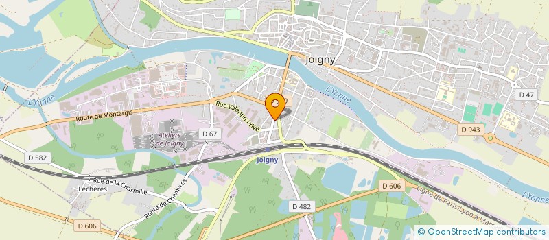 localisation de l'entreprise MADAME GENEVIEVE MUZARD à JOIGNY