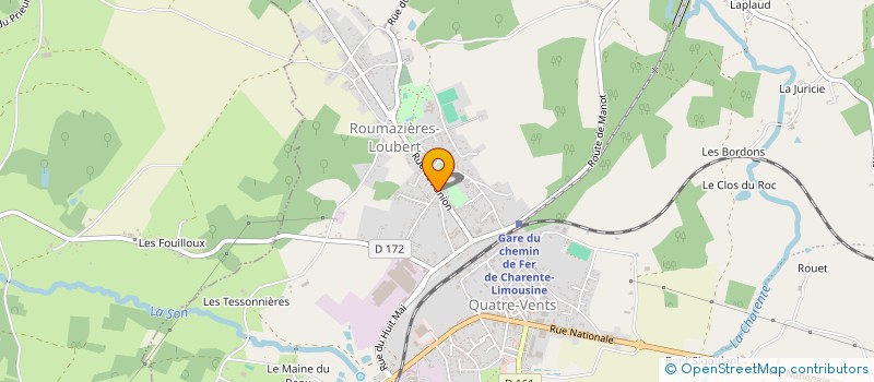 localisation de l'entreprise MADAME GENEVIEVE NADAUD à TERRES-DE-HAUTE-CHARENTE