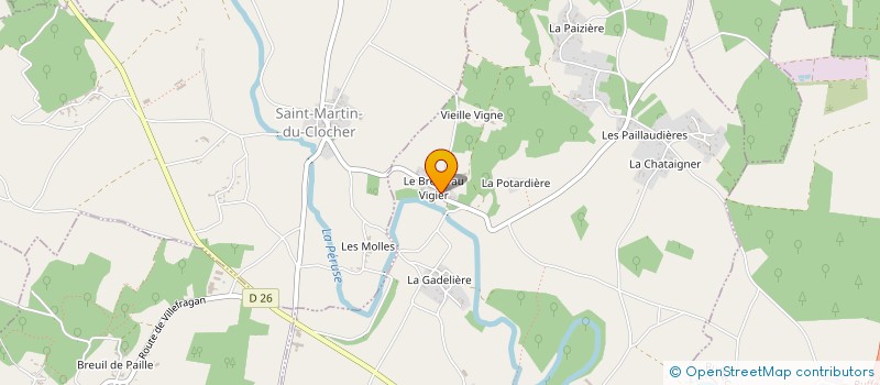 localisation de l'entreprise MADAME GENEVIEVE NAULEAU à SALLES-DE-VILLEFAGNAN