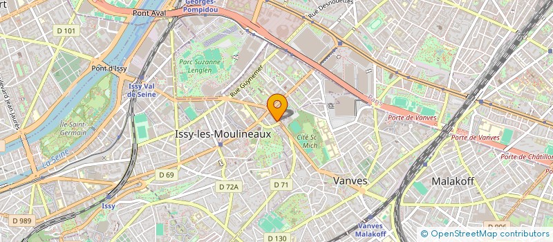localisation de l'entreprise MADAME GENEVIEVE NOSEDA à ISSY-LES-MOULINEAUX