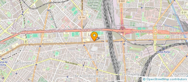 localisation de l'entreprise MADAME GENEVIEVE NOUBISSI  PARIS