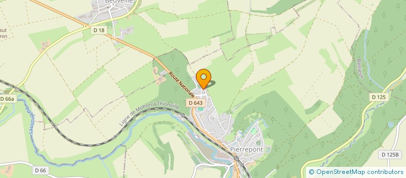 localisation de l'entreprise MADAME GENEVIEVE NSIMBA KIMPANGA  PIERREPONT