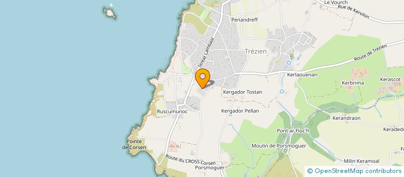 localisation de l'entreprise MADAME GENEVIEVE OLLIVIER  PLOUARZEL