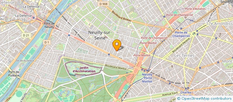 localisation de l'entreprise MADAME GENEVIEVE PARENT à NEUILLY-SUR-SEINE