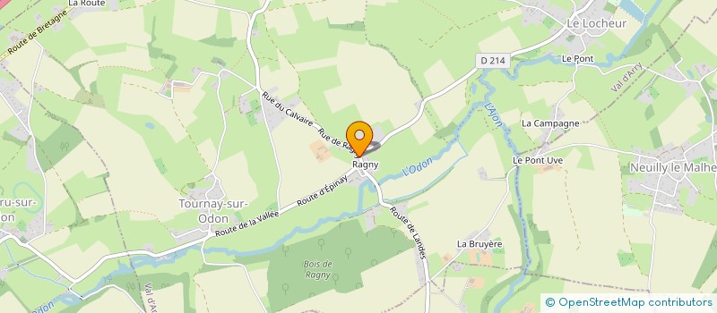 localisation de l'entreprise MADAME GENEVIEVE PASCO  VAL D'ARRY