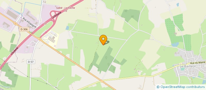 localisation de l'entreprise MADAME GENEVIEVE PATOIT  LE BAILLEUL