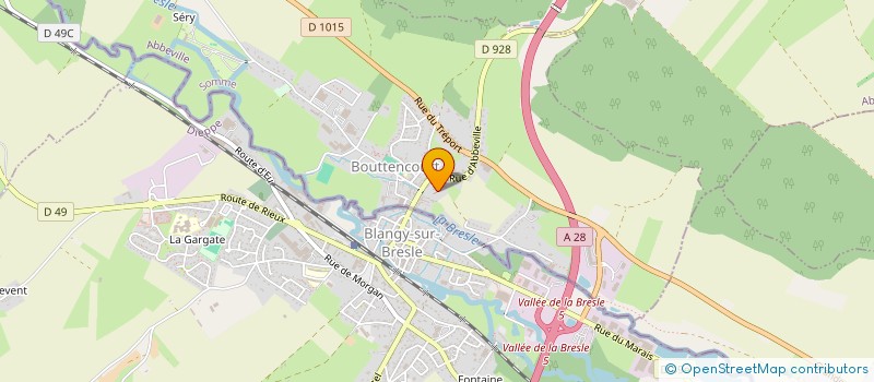 localisation de l'entreprise MADAME GENEVIEVE PEGARD  BOUILLANCOURT-EN-SERY