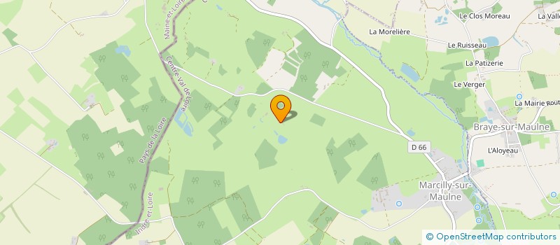 localisation de l'entreprise MADAME GENEVIEVE PEJOT  VILLIERS AU BOUIN