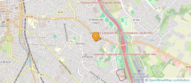 localisation de l'entreprise MADAME GENEVIEVE PERO à TOULOUSE