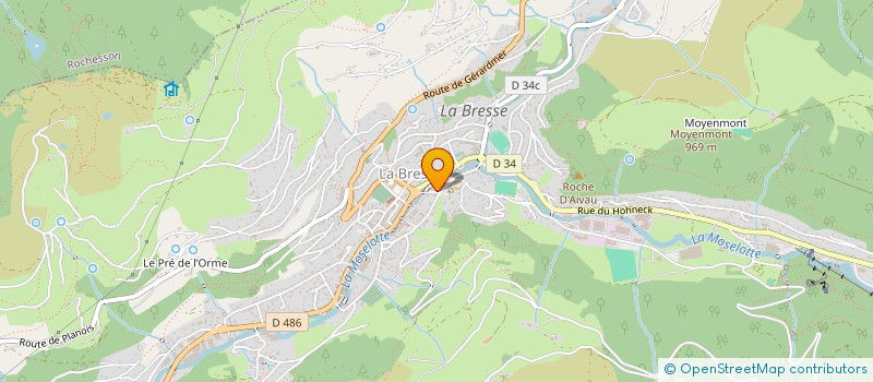 localisation de l'entreprise MADAME GENEVIEVE PERRIN  LA BRESSE