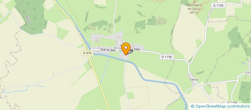 localisation de l'entreprise MADAME GENEVIEVE PIERRE  BRAUX