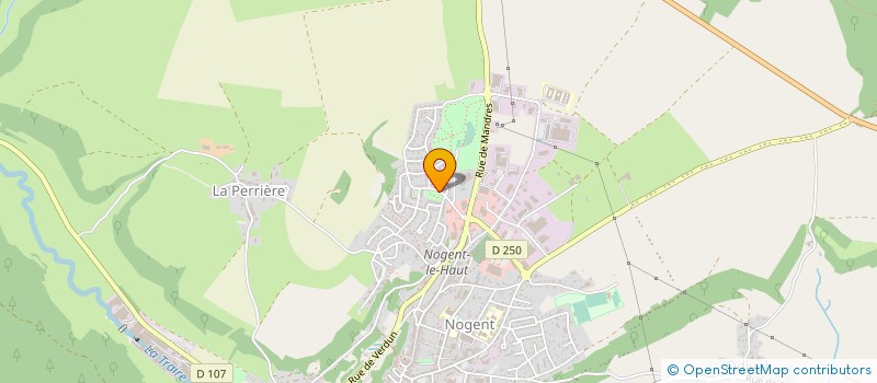 localisation de l'entreprise MADAME GENEVIEVE PIPONNIER à NOGENT