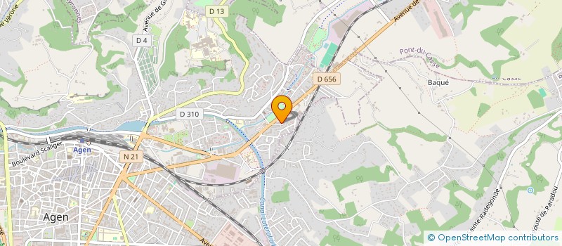 localisation de l'entreprise MADAME GENEVIEVE PLAINO  AGEN