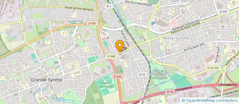 localisation de l'entreprise MADAME GENEVIEVE POLLAERT à DUNKERQUE