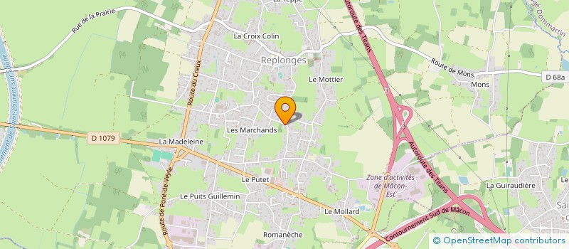 localisation de l'entreprise MADAME GENEVIEVE POLLIER à REPLONGES