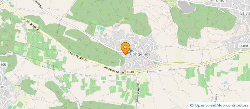 localisation de l'entreprise MADAME GENEVIEVE POTTECHER  CONGENIES