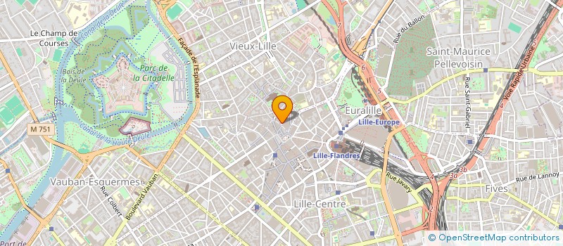 localisation de l'entreprise MADAME GENEVIEVE POUILLE à LILLE