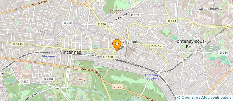 localisation de l'entreprise MADAME GENEVIEVE PRAT à VINCENNES