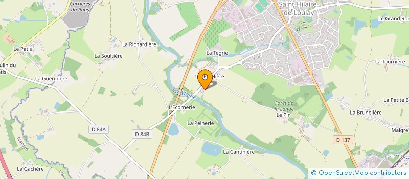 localisation de l'entreprise MADAME GENEVIEVE PRAUD à MONTAIGU-VENDEE