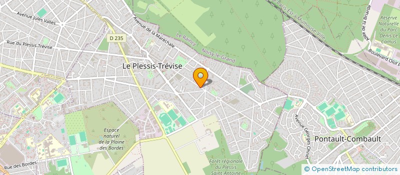 localisation de l'entreprise MADAME GENEVIEVE PRIOLET à LE PLESSIS-TREVISE