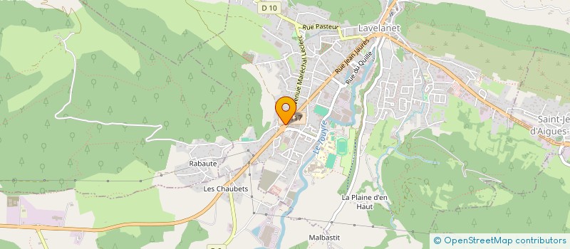 localisation de l'entreprise MADAME GENEVIEVE PRONO à LAVELANET