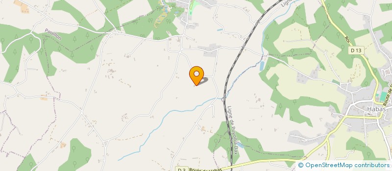 localisation de l'entreprise MADAME GENEVIEVE PRUILH  OSSAGES