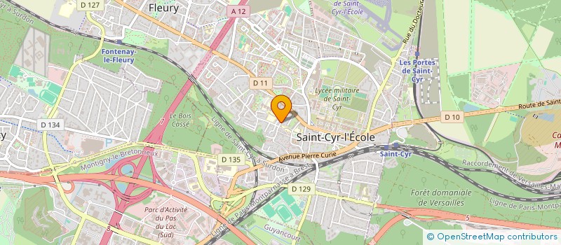 localisation de l'entreprise MADAME GENEVIEVE QUARRE DE BOIRY  SAINT-CYR-L'ECOLE