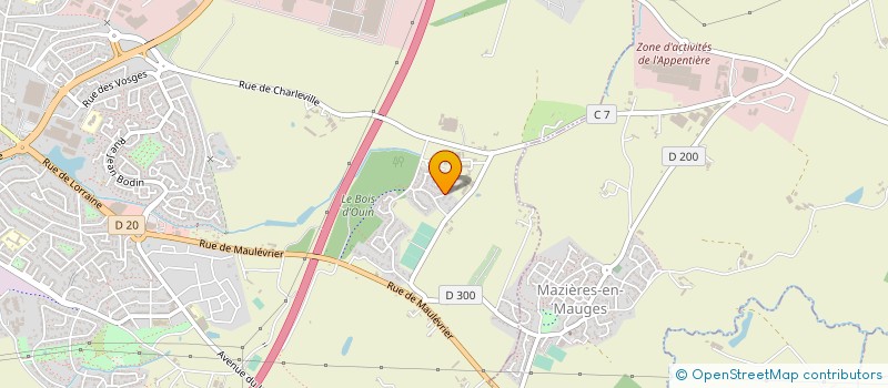 localisation de l'entreprise MADAME GENEVIEVE RAMBAUD à CHOLET