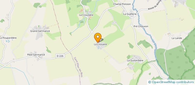localisation de l'entreprise MADAME GENEVIEVE RASEMAN à SAINT-ELLIER-LES-BOIS