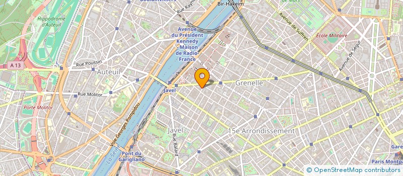 localisation de l'entreprise MADAME GENEVIEVE RAULINE  PARIS