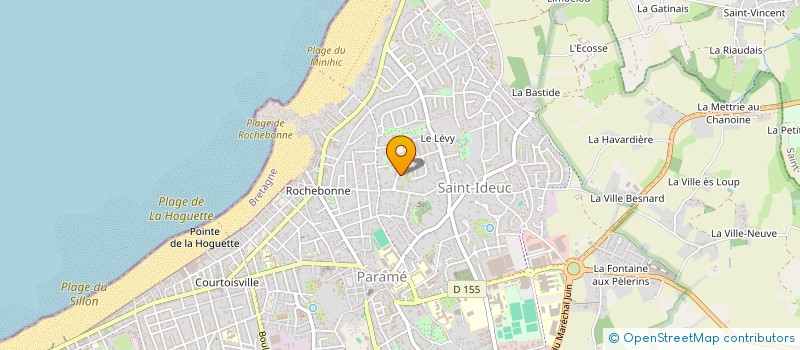 localisation de l'entreprise MADAME GENEVIEVE RAUX  DINARD