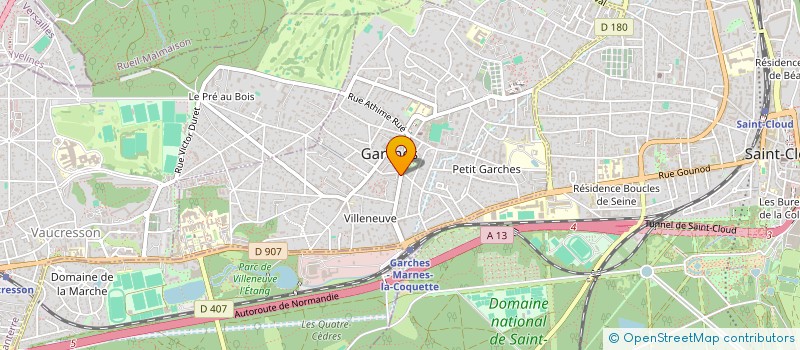 localisation de l'entreprise MADAME GENEVIEVE REGALOT à GARCHES