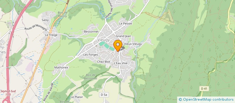 localisation de l'entreprise MADAME GENEVIEVE REMY à ANNECY