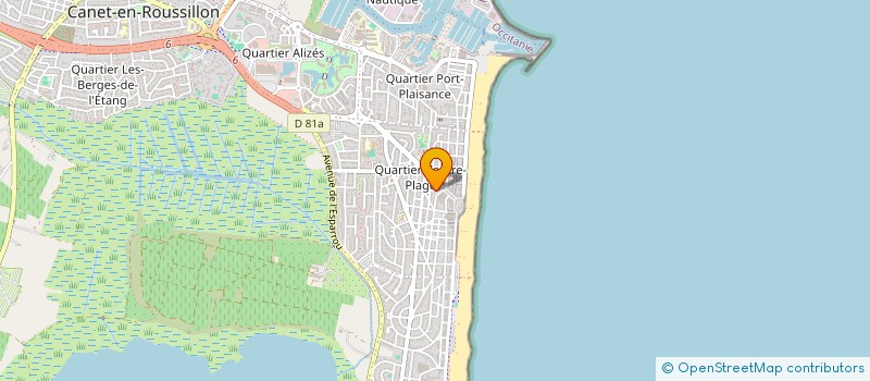 localisation de l'entreprise MADAME GENEVIEVE RENAUDEAU  CANET-EN-ROUSSILLON