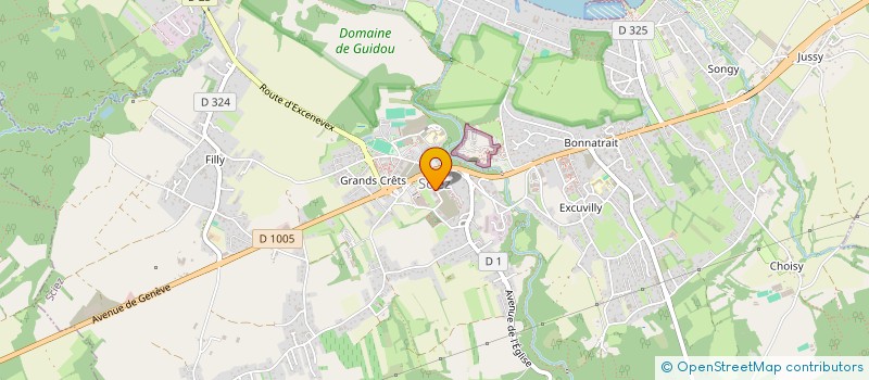 localisation de l'entreprise MADAME GENEVIEVE RESSIER  SCIEZ