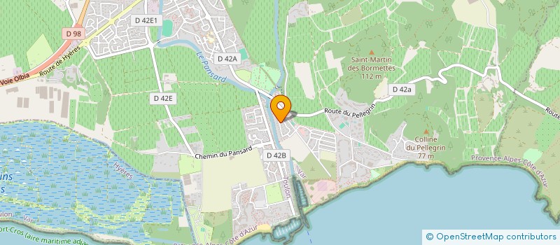 localisation de l'entreprise MADAME GENEVIEVE REVEST à LA LONDE-LES-MAURES