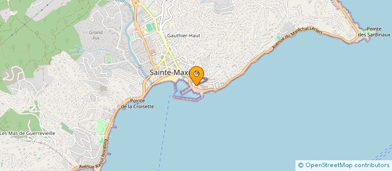 localisation de l'entreprise MADAME GENEVIEVE RIAUD à SAINTE MAXIME
