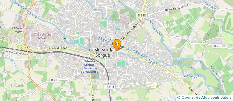 localisation de l'entreprise MADAME GENEVIEVE RICHARD à L'ISLE-SUR-LA-SORGUE