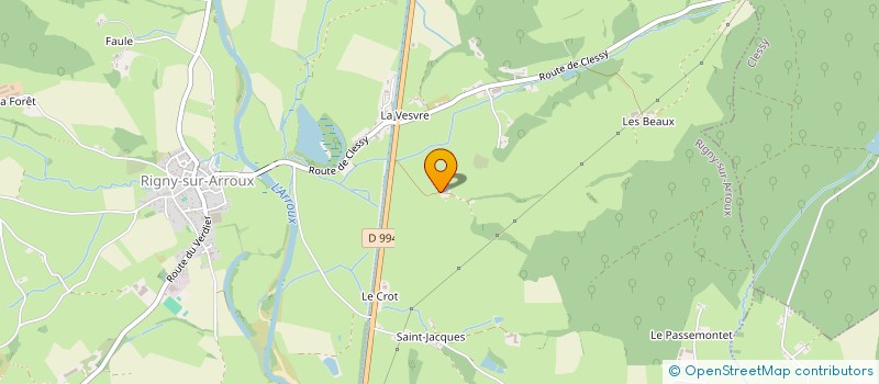 localisation de l'entreprise MADAME GENEVIEVE RICHARD  RIGNY-SUR-ARROUX